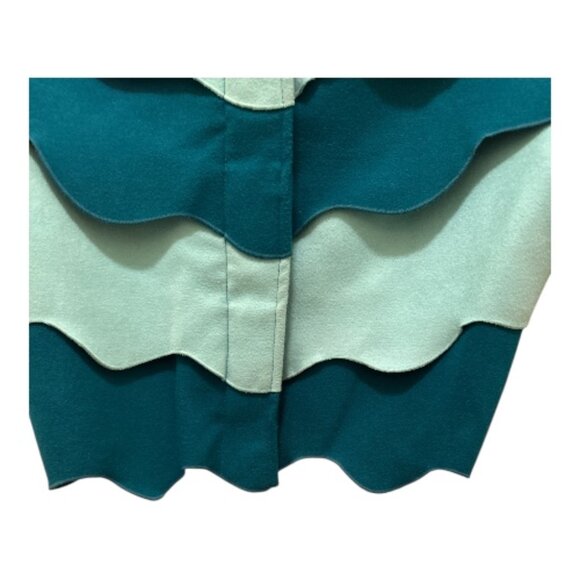 Toddler Girls Teal & Blue Hooded Owl Jacket - size 4T - Picture 6 of 8